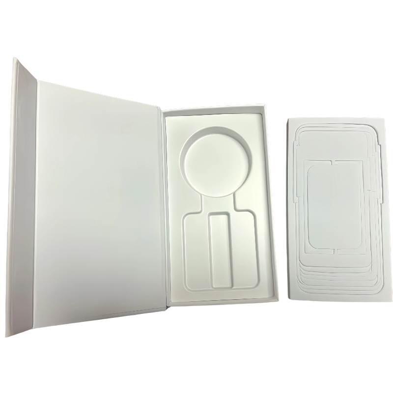 Box Bag Rigid - Özel Logo Baskılı Manyetik Kutu, Cep