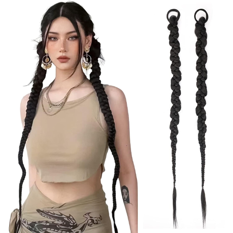 Women Bags Pack - Moda Örgülü At Kuyruğu Saç Uzantıları