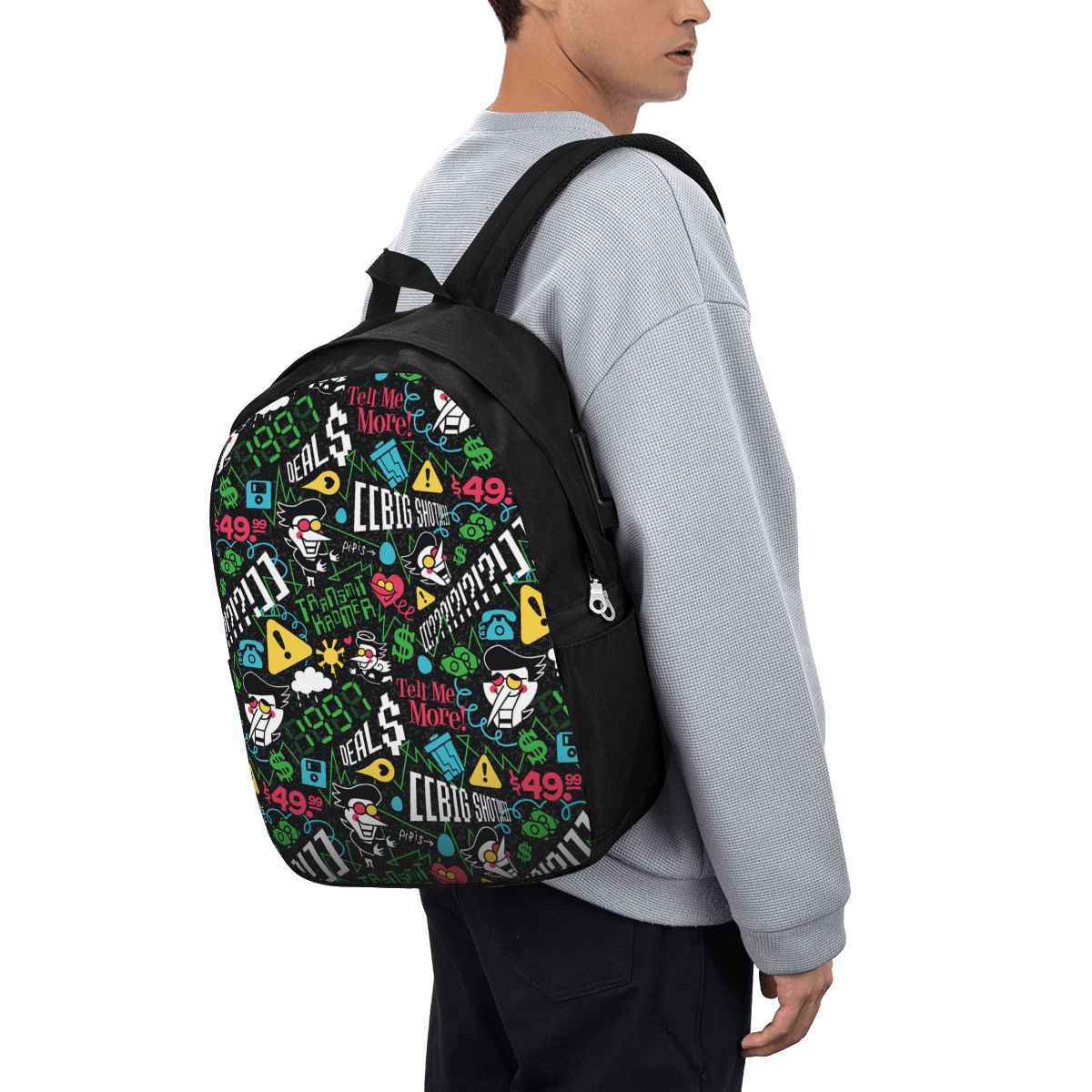 Women'S Bag - Deltarune SPAMTON G Sırt Çantası Seyahat