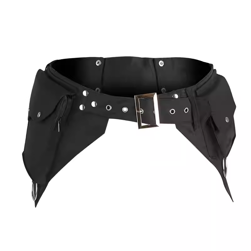 Women Bags Pack - Kadın ortaçağ Punk bel çantası Steampunk