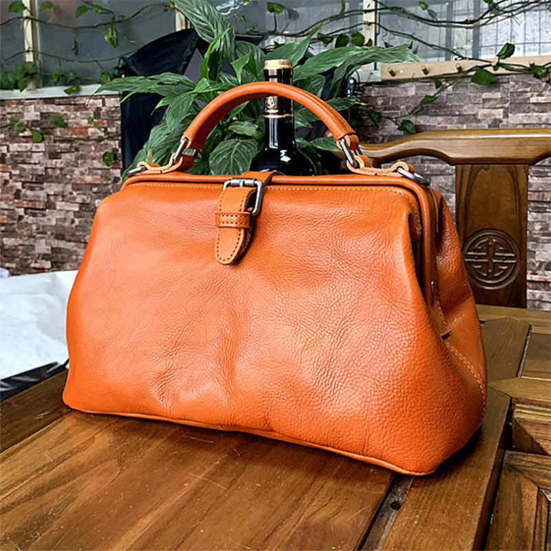 Doctor Bag Leather - Orijinal Hakiki Deri Doktor Çanta 100%