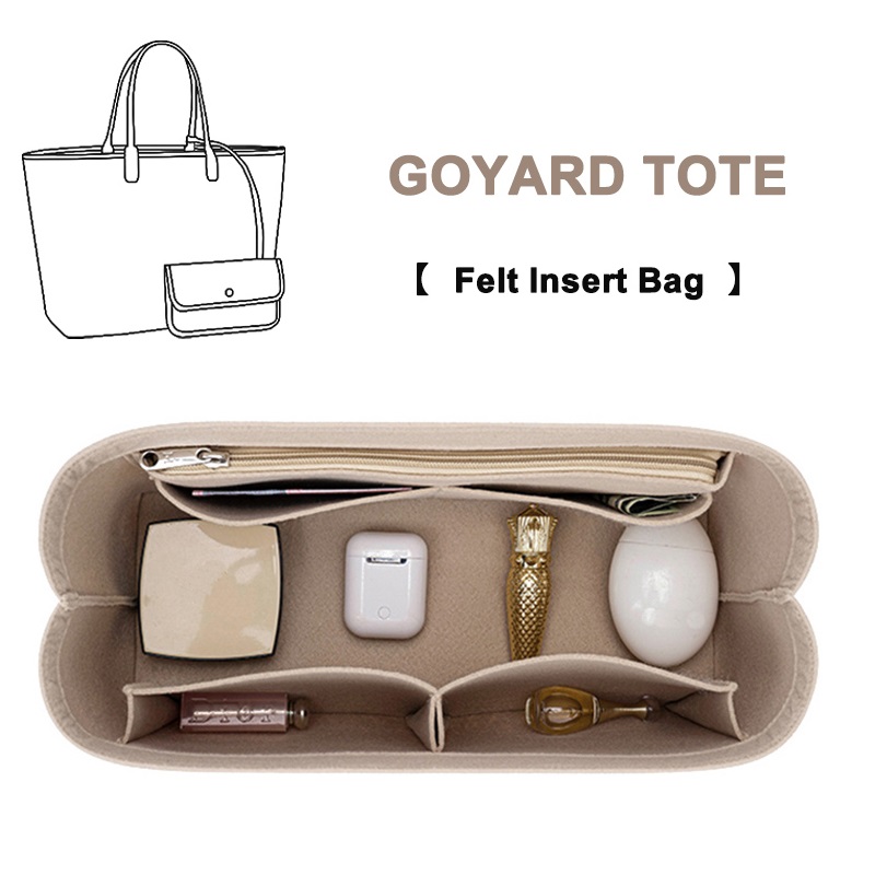 Women Bags Goyard - Keçe Ekleme çanta düzenleyici Goyard Tote