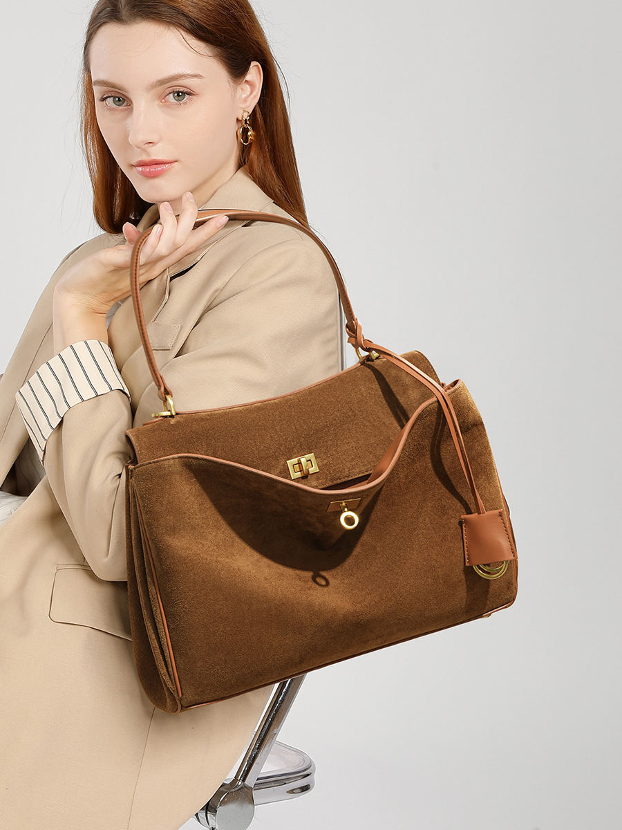 Sonbahar Kış kadın Süet hakiki - Women'S Tote Bags Designer incelemesi ve fiyatı