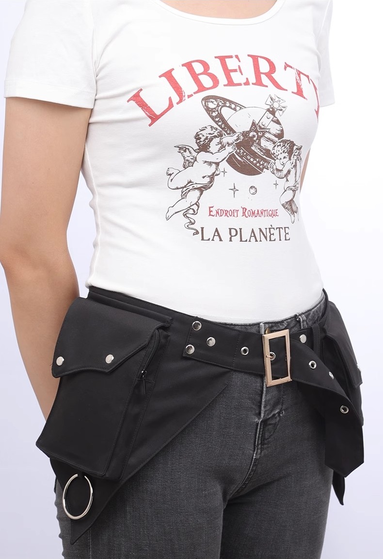 Kadın ortaçağ Punk bel çantası - Women Bags Pack incelemesi ve fiyatı