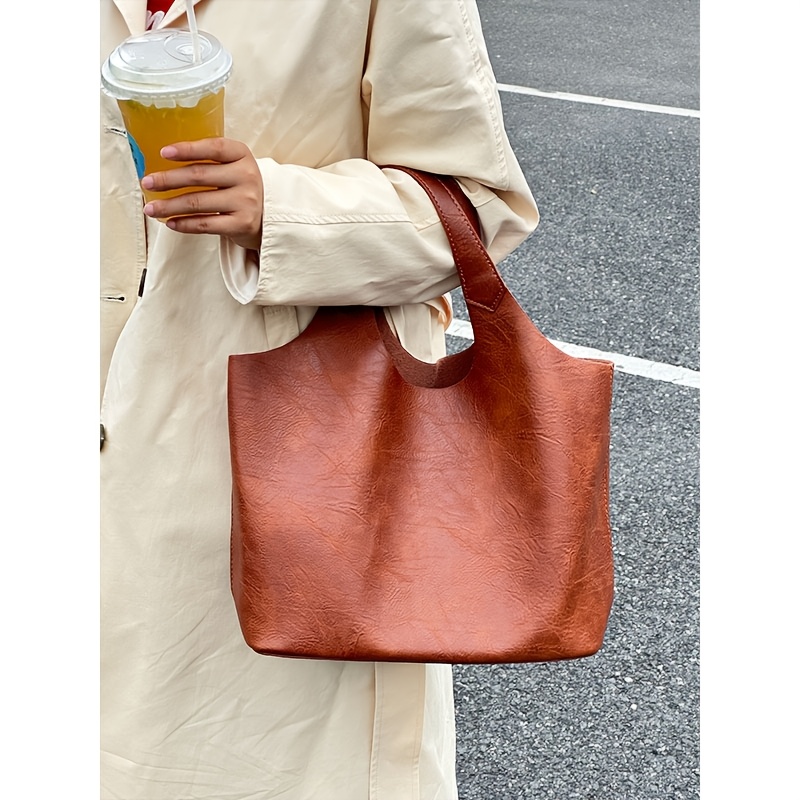 Geniş, Yumuşak Kahverengi Kuma - Women'S Tote Bags Designer incelemesi ve fiyatı