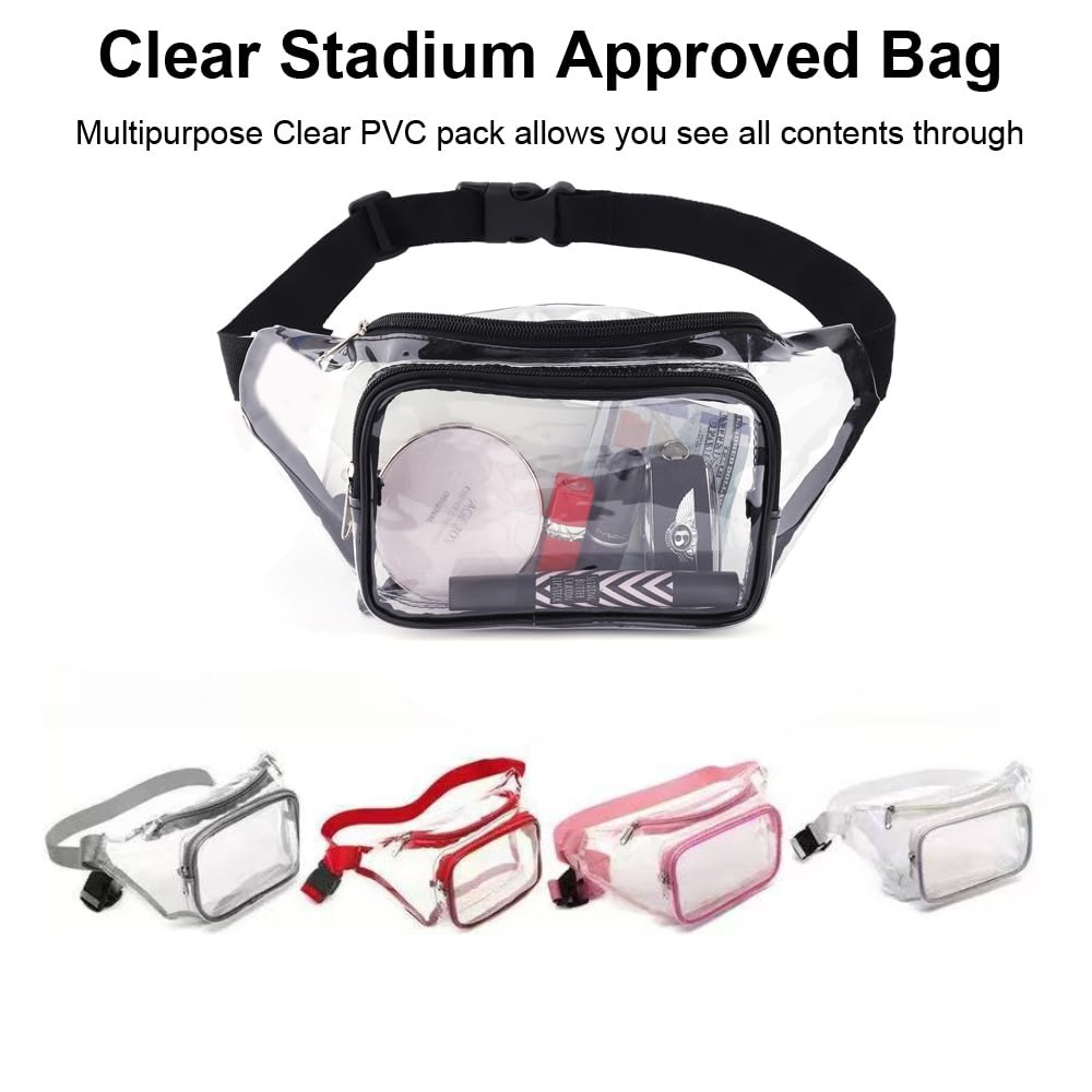 Şeffaf Bel Çantası PVC Çok Ren - Women Bags Pack incelemesi ve fiyatı