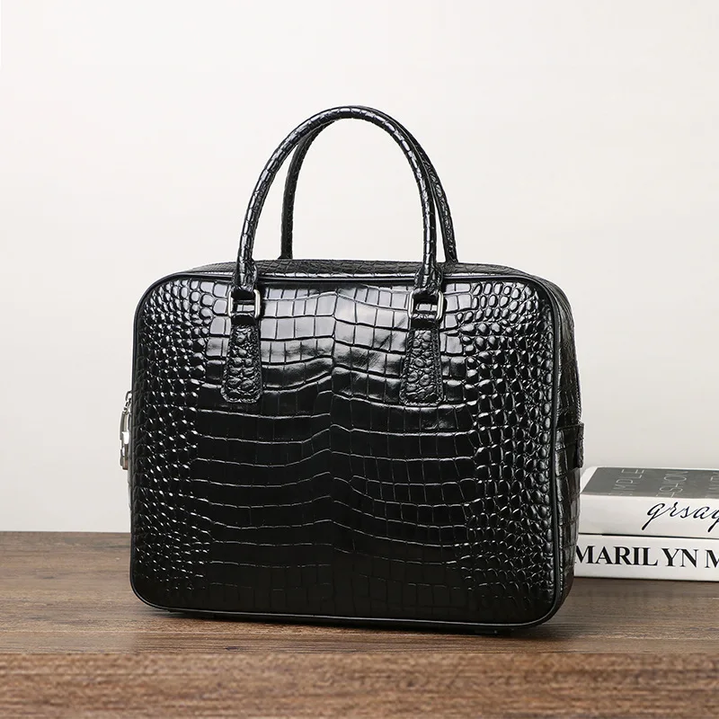 2025 Yeni Lüks Timsah Desen Ha - Doctor Bag Leather incelemesi ve fiyatı