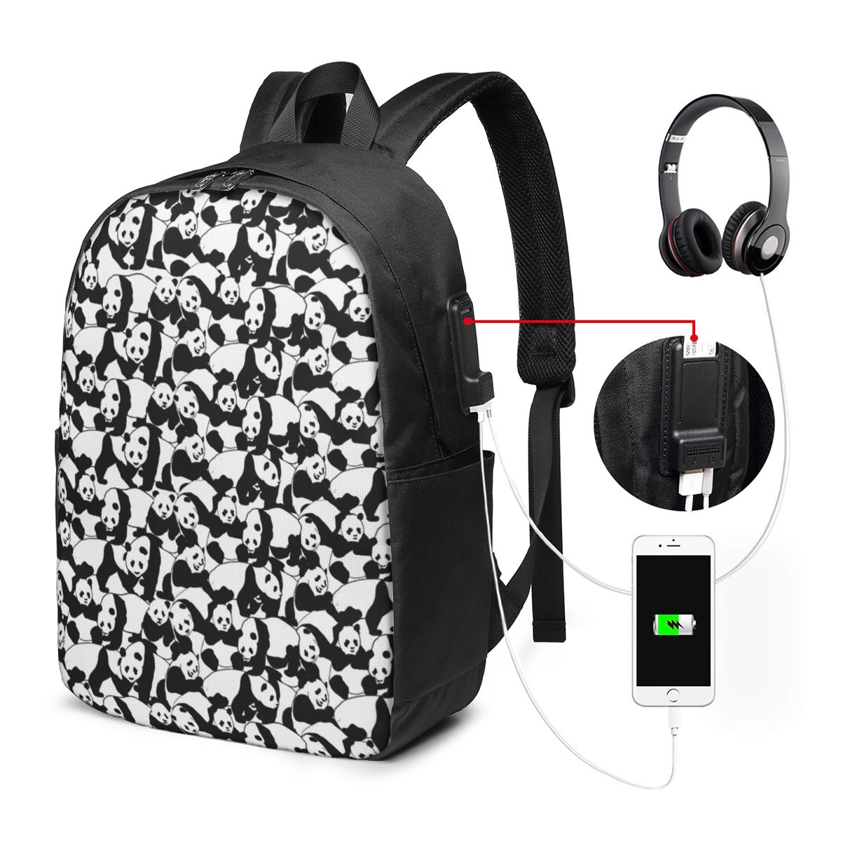 Panda Desenli Sırt Çantası Sey - Women'S Bag incelemesi ve fiyatı