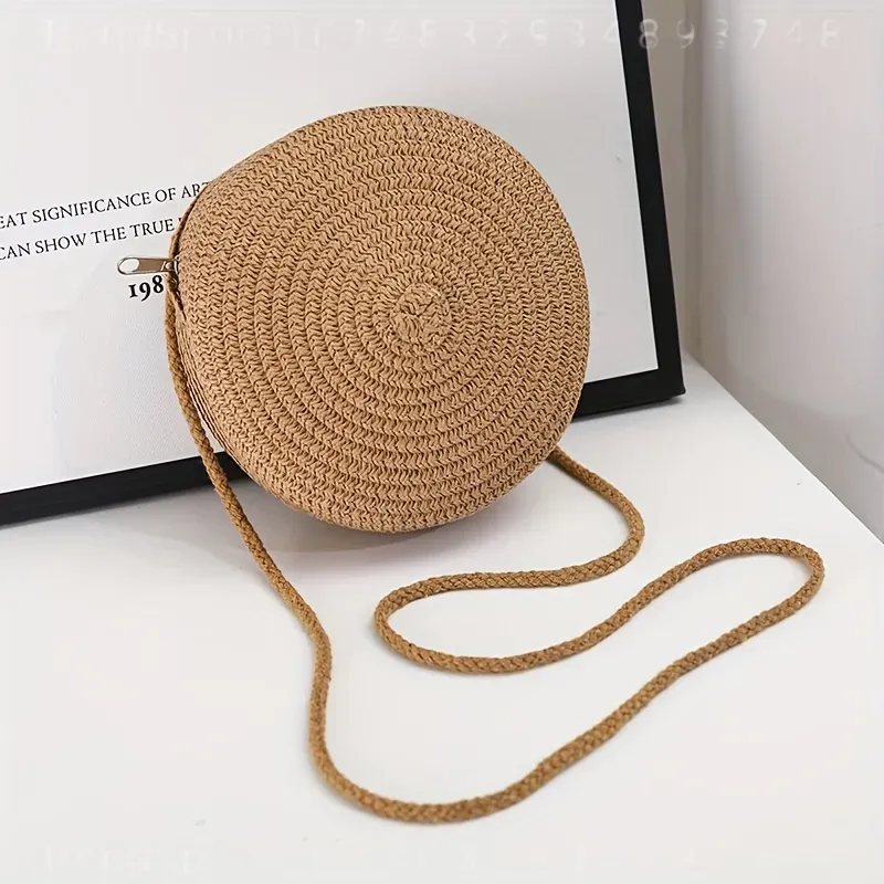 Kadınlar için Yuvarlak Dokuma  - Women'S Crossbody Bags incelemesi ve fiyatı