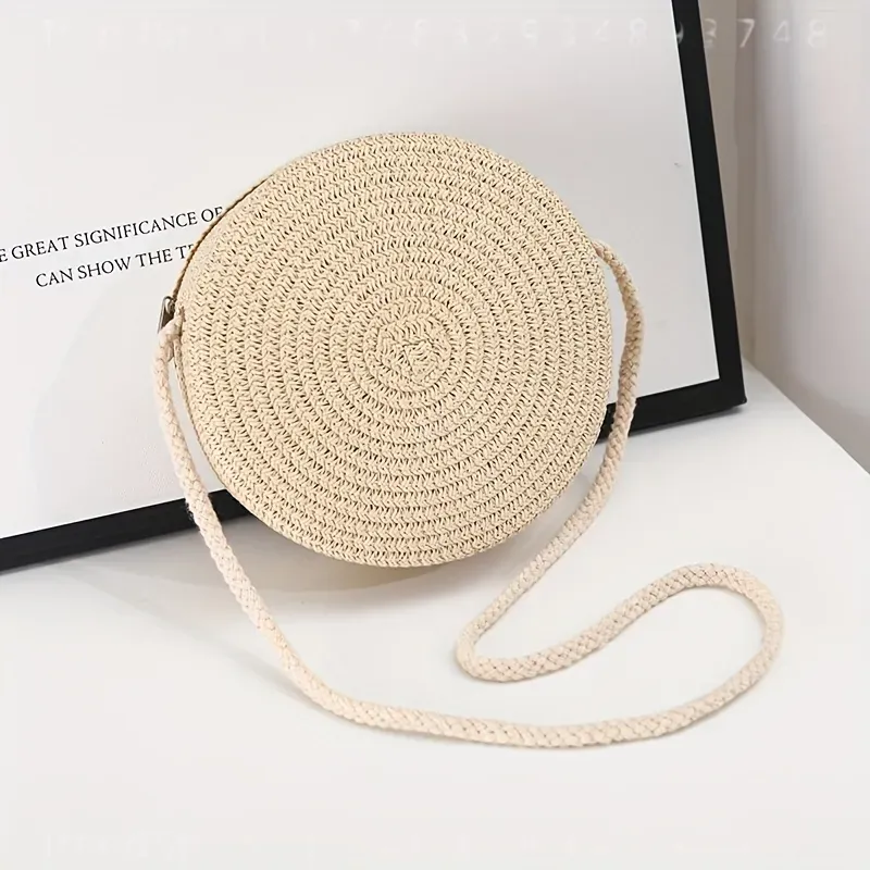 Kadınlar için Yuvarlak Dokuma  - Women'S Crossbody Bags incelemesi ve fiyatı